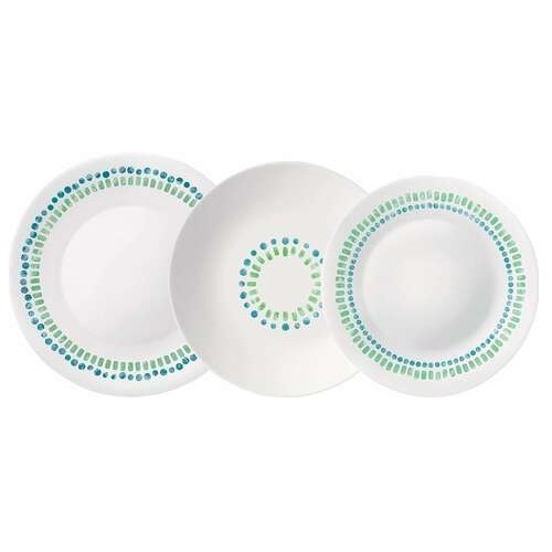 VAJILLA BORMIOLI MEDITERRANEO 18 PIEZAS